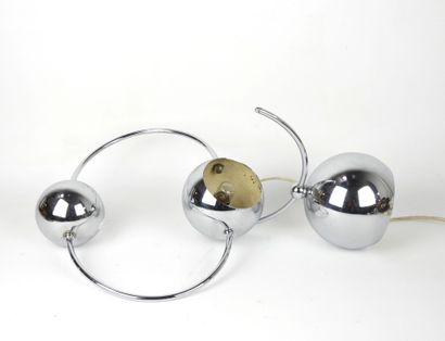 Chromed metal two-light 