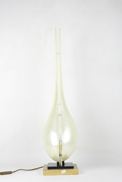 Michel DUMAS (20th century). Large drop-shaped...