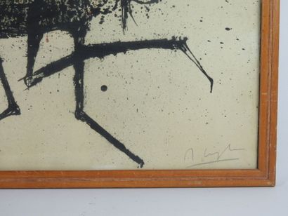 Maurice LEGENDRE (born 1928): The fly. Lithograph....