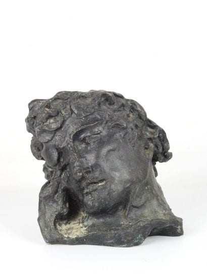 Claude MARY (1929 - 2016): Ephebe head in...