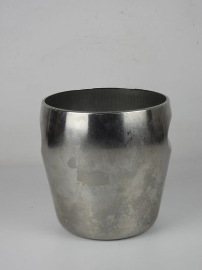 ALESSI. Stainless steel champagne bucket....