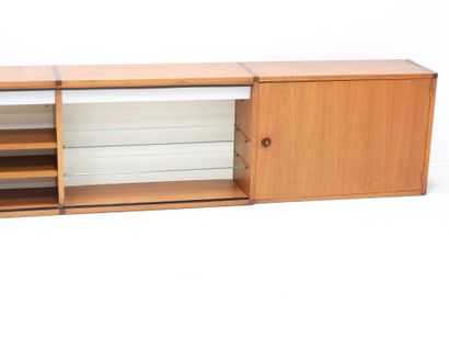 WALL CABINET opening with two solid doors...