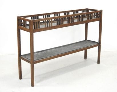 SECESSION VIENNOISE: Rectangular wooden planter...