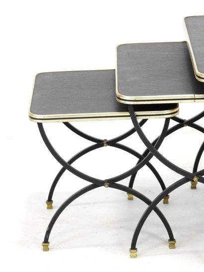 Jacques ADNET (in the style): Three nesting...