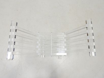 David LANGE (20th) Dagobert. Plexiglas curule...