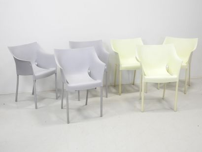 Philippe STARCK (b. 1949). Six Dr No armchairs...