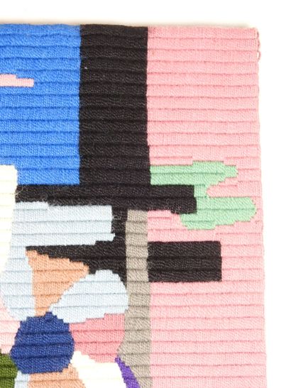 Claude SCHURR (1921-2014): Wool tapestry...