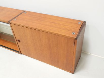 WALL CABINET opening with two solid doors...