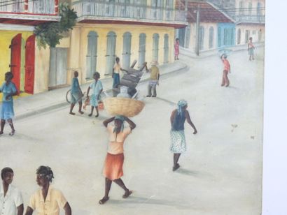 Edouard JEAN (1953, Cap Haïtien). Street...