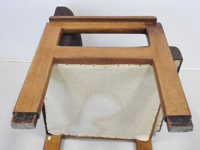 Michel DUFET (1888-1985): Desk armchair in...