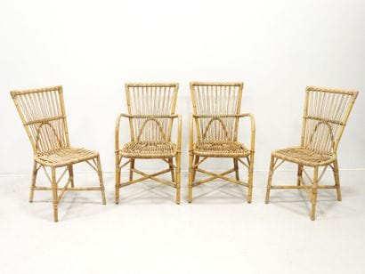 Adrien AUDOUX et Frida MINNET (XXe). Mobilier...