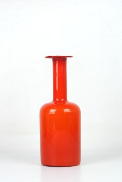 Otto BRAUER (1897-1938) - HOLMEGAARD - Red...