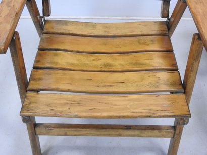 Pair of wooden 