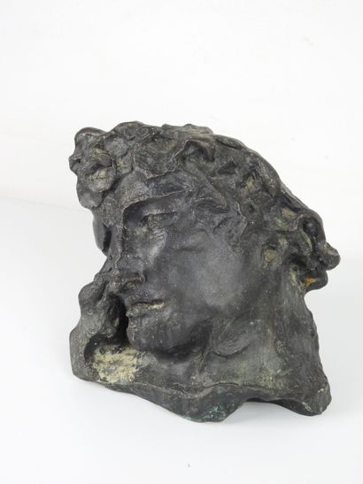 Claude MARY (1929 - 2016): Ephebe head in...