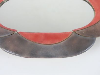 MIRROR in copper and pink, green, purple...