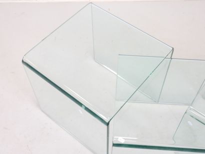 ROCHE BOBOIS (publisher): Three glass nesting...