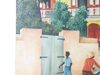 Edouard JEAN (1953, Cap Haïtien). Street...