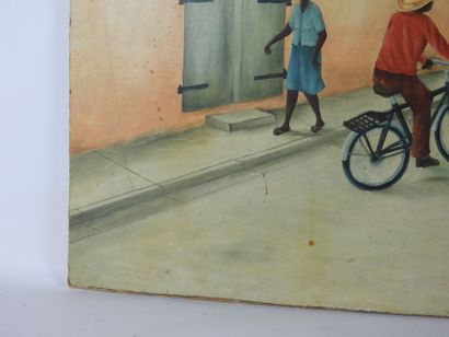 Edouard JEAN (1953, Cap Haïtien). Street...