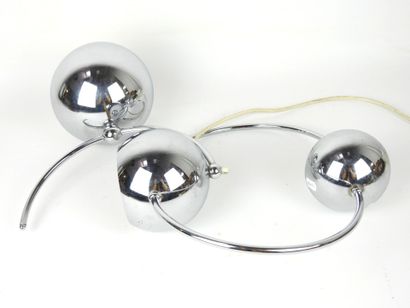 Chromed metal two-light 