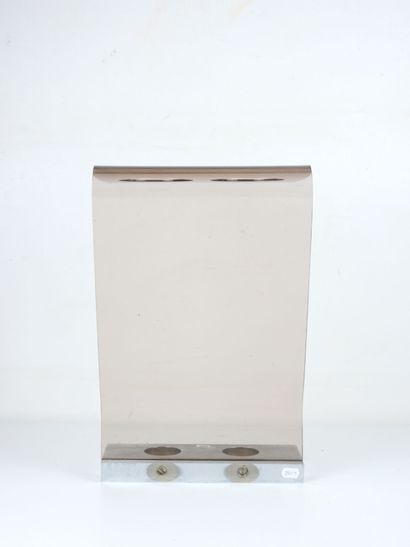 Michel DUMAS (20th). Plexiglas and stainless...