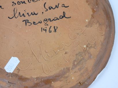 Mira Sandić (1924-2010, Serbian ceramist...