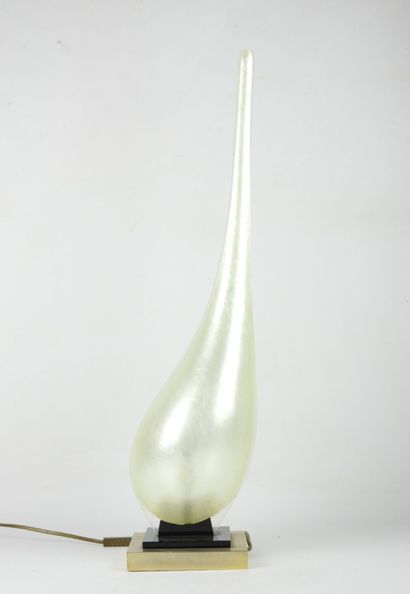 Michel DUMAS (20th century). Large drop-shaped...
