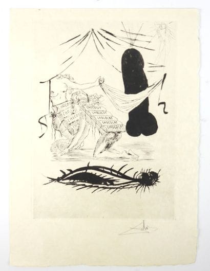 Salvador DALI (Spanish, 1904-1989)
Erotic...