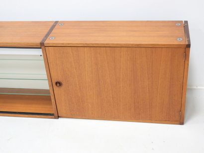 WALL CABINET opening with two solid doors...