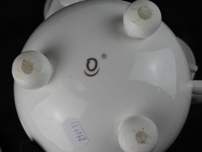 White porcelain tea/coffee set including...