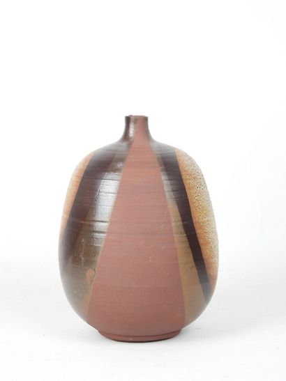 Henri VOLPEI (Auch): Stoneware vase with...