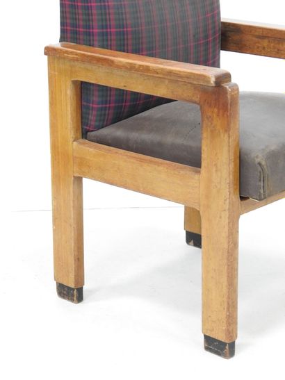 Michel DUFET (1888-1985): Desk armchair in...
