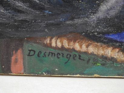 Louis DESMERGER - XXeme
Femme plumant un...