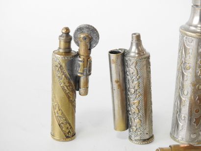 Lighter-making
Six finely worked and guilloché...