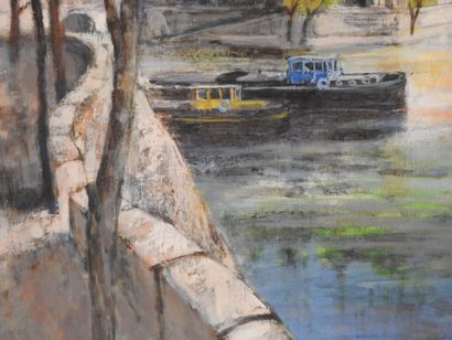 Toshio TOYOTA - XXeme
Quai de Seine
Huile...