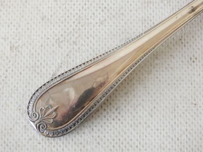 CHRISTOFLE
Silver-plated ragout spoon 