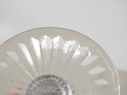 BACCARAT
Partie de service de verres en cristal...