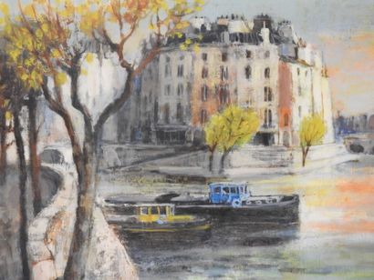 Toshio TOYOTA - XXeme
Quai de Seine
Huile...