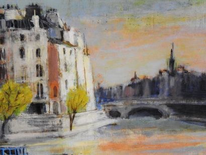 Toshio TOYOTA - XXeme
Quai de Seine
Huile...