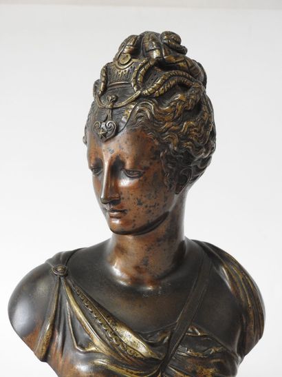 Jean GOUJON after
Bust of Diane de Poitiers.
Bronze...