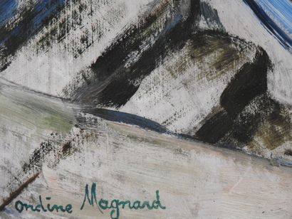 Ondine MAGNARD VLAICH (1904-1968) 
Le port...