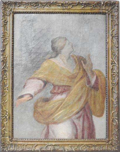 École FRANCAISE - XVIIIeme
Femme de profil...