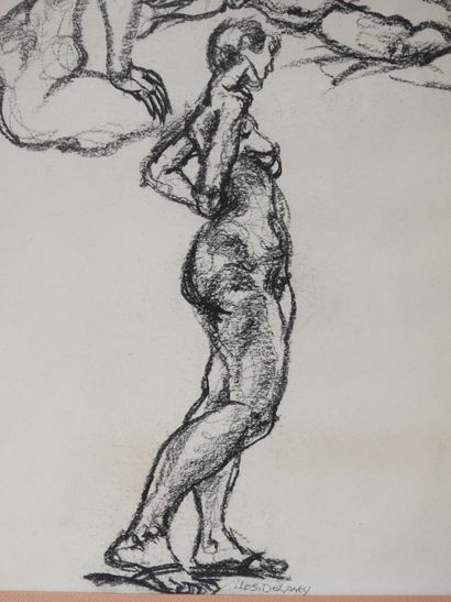 Joseph DELANEY (1904-1991)
Study of female...