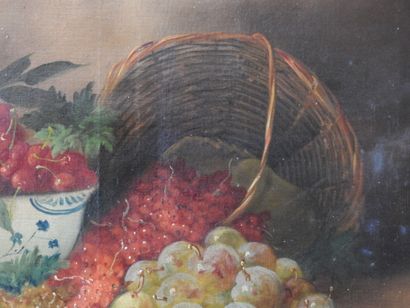 DORIA - XXeme
Nature morte aux cerises, poires...