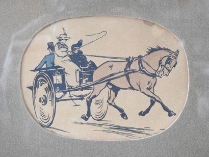 Edmond GROS (1864-1933)
Attelages
Lot de...