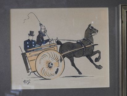 Edmond GROS (1864-1933)
Attelages
Lot de...
