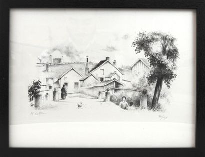 Robert LOTIRON (1886-1966)
Le village
Lithographie....