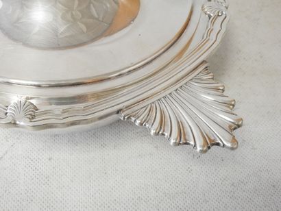 CHRISTOFLE
Silver-plated shell-shaped vegetable...