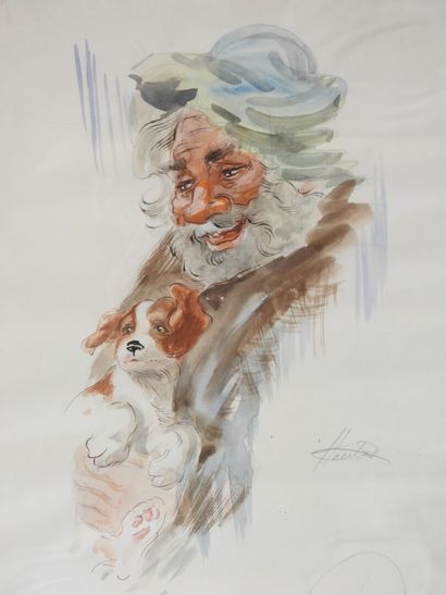 Alice HUERTAS - XXeme
The tramp of Paris
Watercolor...
