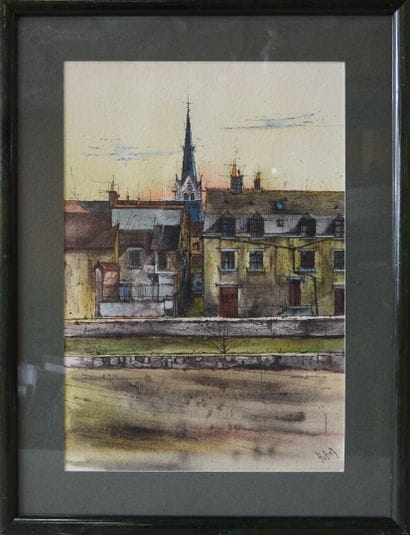Patrick SUBIAS (né en 1951)
Vue de Montargis
Aquarelle,...