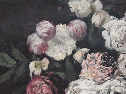Georges MOUTON (1862-1924)
Bouquet aux roses
Huile...